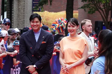 トロント遠征に続き…大谷翔平のWSに真美子夫人も゛参戦゛ 前日会見でも話題(Full