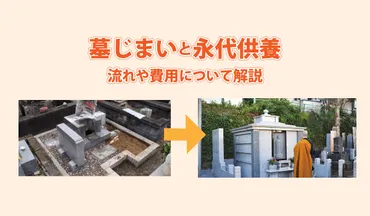 墓じまいをしてから永代供養にするまでの方法と費用を解説!