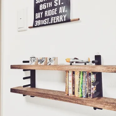 100均のディッシュラックで簡単♡ミニ棚完成‼︎