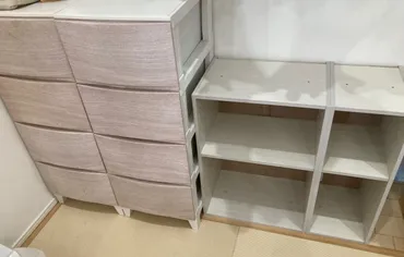 ニトリの「連結Nカラボ」を2個買って、横に連結させてみた