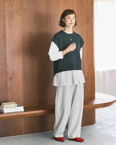 新作待ってたーーーッ！【大人のしまむら】今から大活躍しそう♡「おしゃ見えパンツ」 