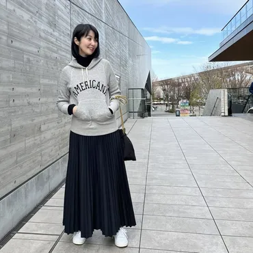 無印良品の「首のチクチクを抑えた太リブタートルネック」着まわし3days!1枚でも重ね着でも【LEE DAYS club なお】ーー2023年上半期BEST20