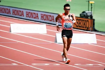 男子20km競歩・山西利和、3度目の金ならず28位 痛恨の2分待機が響く…トップ快歩から一転、メダル圏外に転落【東京世界陸上】