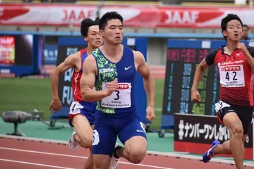 サニブラウンが100mで桐生祥秀に貫禄勝ち！大会記録更新で優勝【陸上日本選手権レポート】 Alpen Group Magazine 