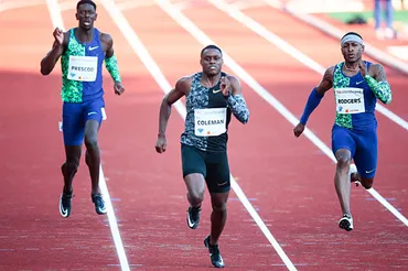 陸上ダイヤモンドリーグ第５…：陸上短距離 クリスチャン・コールマン 写真特集：時事ドットコム