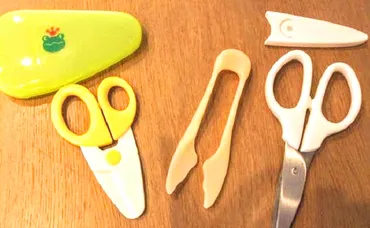 離乳食はさみ】外食で本当に使いやすいのはどれ？タイプ別に比較！