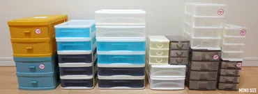 100均で販売している引き出し収納グッズの商品一覧。ダイソーとセリア、キャンドゥで販売