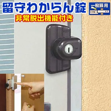 商品紹介】留守わからん錠非常脱出機能付 No．557 