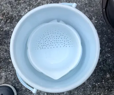 セリア】魔改造したメダカのボウルで水換えしてみた