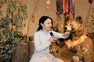 動物木彫生き生き あわら・金津創作の森 彫刻家はしもとみおさん、きょうから個展 
