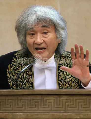 小澤征爾さん、食道がんで半年間の公演キャンセル 写真3枚 国際ニュース：AFPBB News