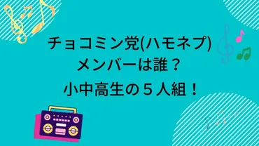 チョコミン党(ハモネプ)のメンバーは誰？小中高生５人組！