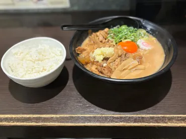 肉玉そば おとど【北千住駅】もはやラーメンというよりおかず！無限ライスで腹いっぱい食べるべし。 