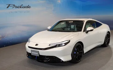 ホンダ、新型「プレリュード」内装初公開 ホワイト×ブルーで上質さと高揚感を追求したなど開発陣が解説 