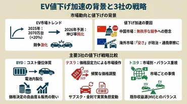 ほんとに安い… EV「価格戦争」が激化、BYD・テスラ・トヨタの戦略と今後の価格見通し 