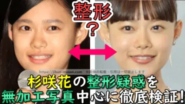 画像48枚】杉咲花の整形疑惑に終止符！ 2024年現在までの顔の変化を無加工写真で徹底リサーチ！わかったことをまとめてみた！ 