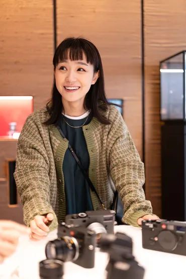 奈緒、おとおさんとライカ買う。