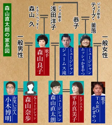 森山直太朗の家系図!華麗なる音楽一家の家族構成