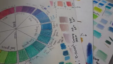 カラーチャートの作り方,初心者向け色鉛筆画講座②