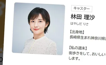 夜9時の美人アナ・林田理沙「ネカフェ離婚」はなぜバレた?犯人はNHK局内にいる!と芸能記者が思う理由