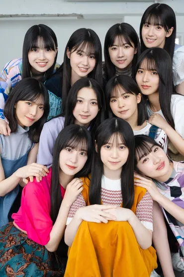 櫻坂46三期生、11名全員がそれぞれが個性引き立つ洋服を纏って「B.L.T.」に登場!