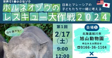 ボルネオゾウのレスキュー大作戦2024」参加者募集!