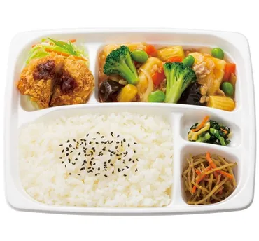 ほっともっと、栄養バランスの良い日替り1コイン弁当「Bento5(ベントウファイブ)」6/1販売開始。