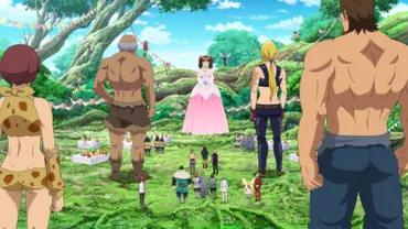 劇場版 七つの大罪 光に呪われし者たち』ディアンヌ&キングの結婚式カットが到着 鈴木央「とにかくハッピーエンドに」