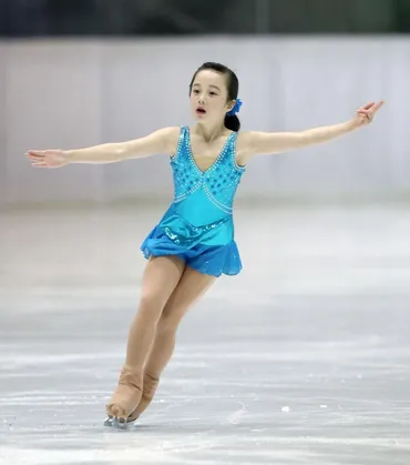 9歳の本田紗来V 姉の真凜、望結も観客席で応援