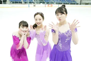 本田真凜&望結&紗来、3姉妹が氷上を華麗に舞う キュートな仲良しショットも