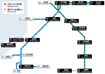 列車運行状況 