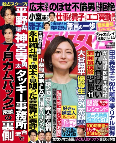 週刊女性 2023年 07月04日号